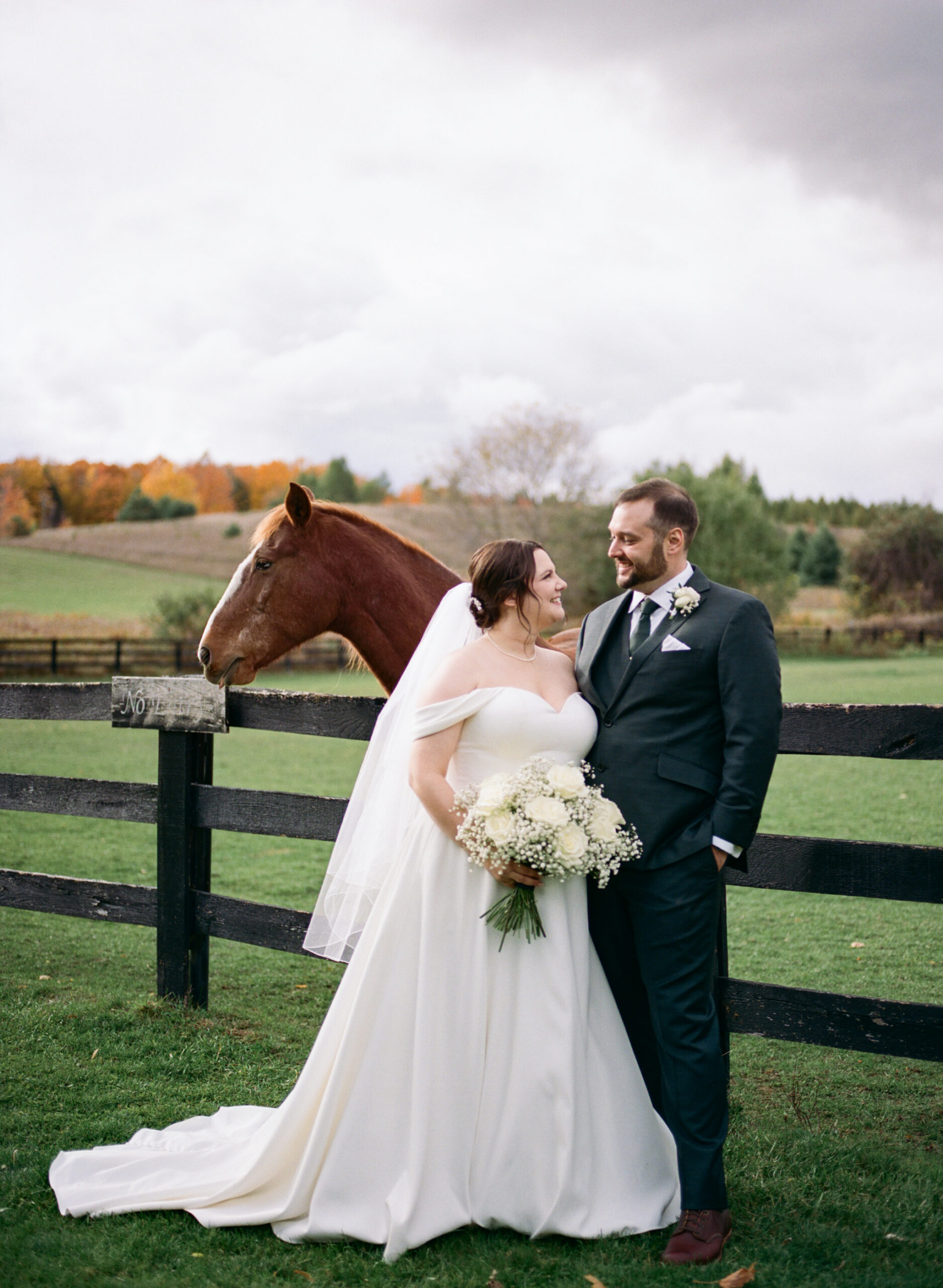 caledon valley estate equestrian fall wedding
